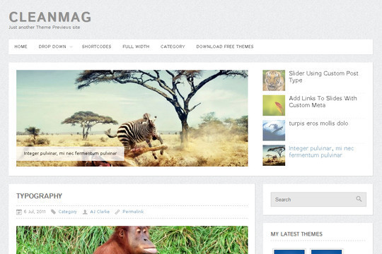Best Of 2011: A Beautiful Collection Of 50 Free WordPress Themes 35