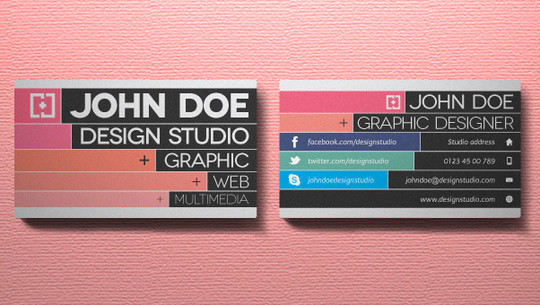 50 Free Photoshop Business Card Templates 7
