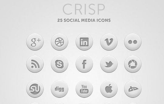 Vibrant Collection Of Fresh And Free Social Media Icon Sets 15