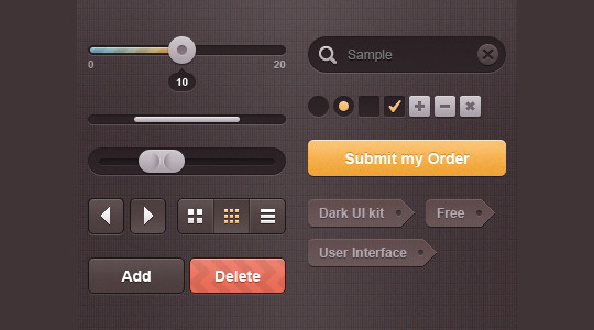 50 Extremely Useful PSD Files From Dribbble 29