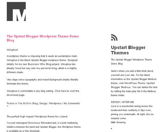 Less Is More: 40 Free, Minimal And Clean Wordpress Themes 37 Less Is More: 40 Free, Minimal And Clean Wordpress Themes 37