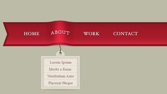 20 Free Navigation Menu PSD’s