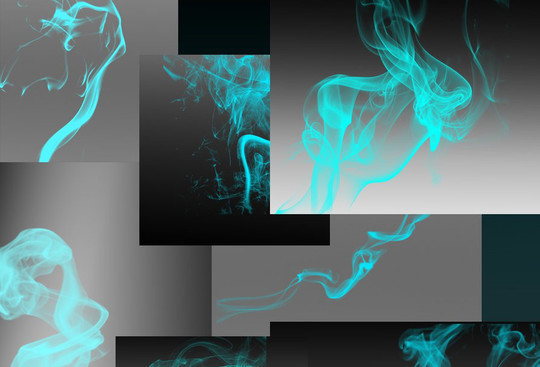 15 Free Abstract Smoke Brushes 15