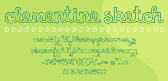 7 Beautiful Free Outlined Fonts 14
