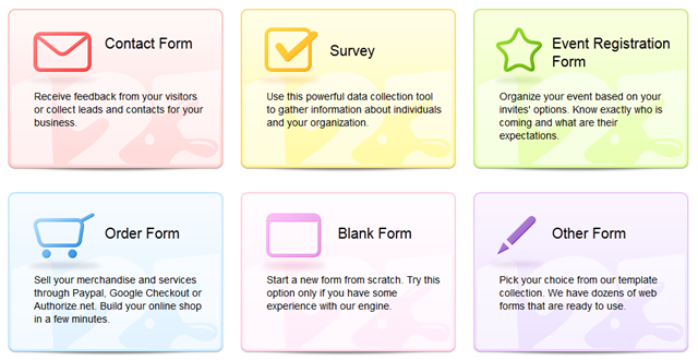5 Most Important Web Forms and How to Build Them With a Single App