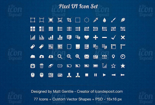 40 Symbols, Signs, Glyph And Simple Icon Sets For Your Design 15