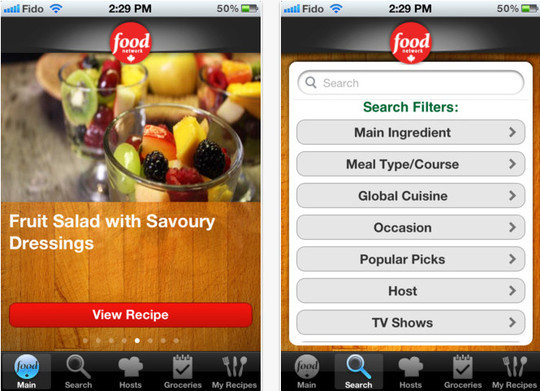 22 Free Food And Recipe iPhone Apps 18