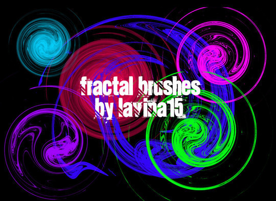 45+ Free Vibrant Fractal Photoshop Brush Packs 46