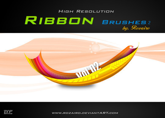 45 Awesome Swirl And Ribbon Photoshop Brushes 6