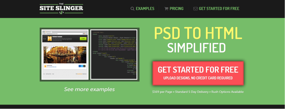 Convert Your PSD To HTML With The Site Slinger