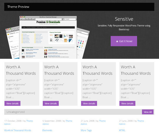 44 Premium Yet Free Wordpress Themes For Your Blog 29
