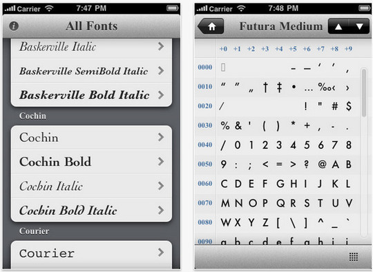 12 Free Font Apps For iPhone And iPad 9