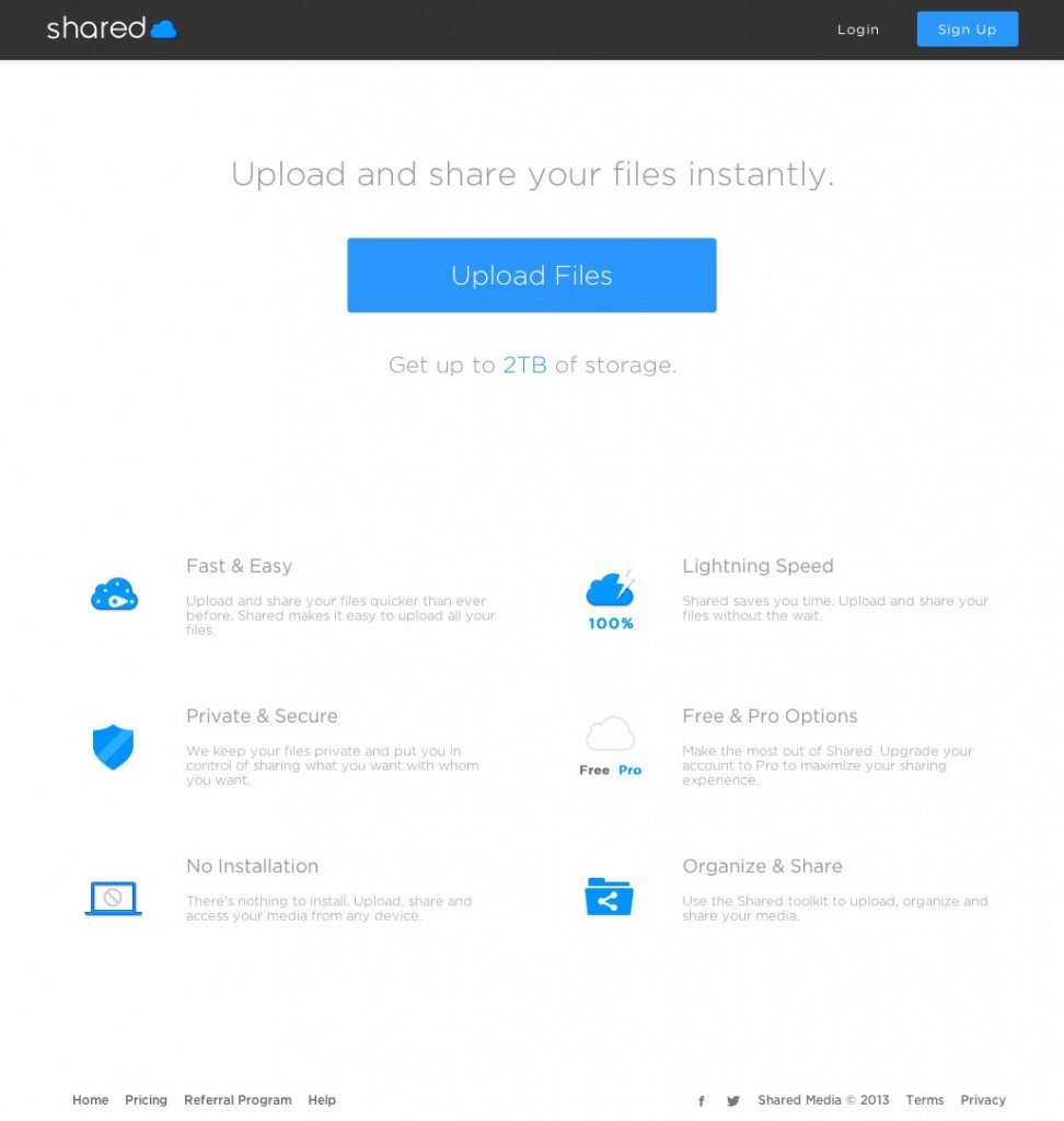 Get Up To 2TB Of Cloud Storage At Shared.com