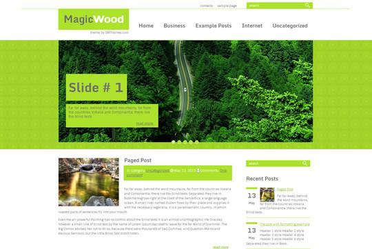 45 Fresh And Free Wordpress Themes 9