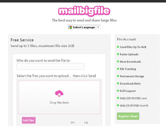15 Free Tools to Send Or Receive Large Files 9