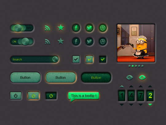Free And New Prevailing UI Kits