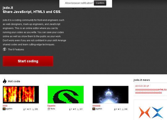 40 Excellent Online Real-Time HTML Editors 41