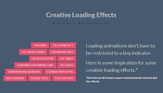15 Creative Loading Effects For Your Website