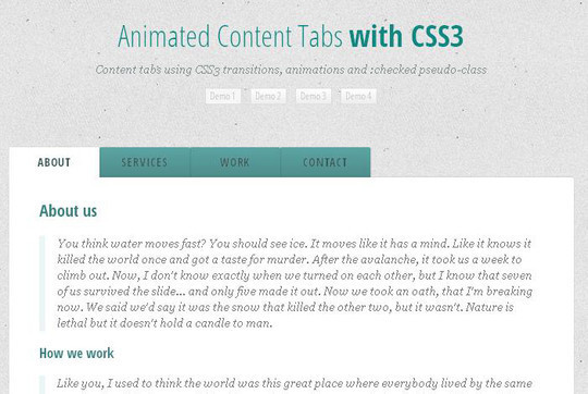 An Excellent Collection Of Pure CSS3 Tutorials & Examples 20