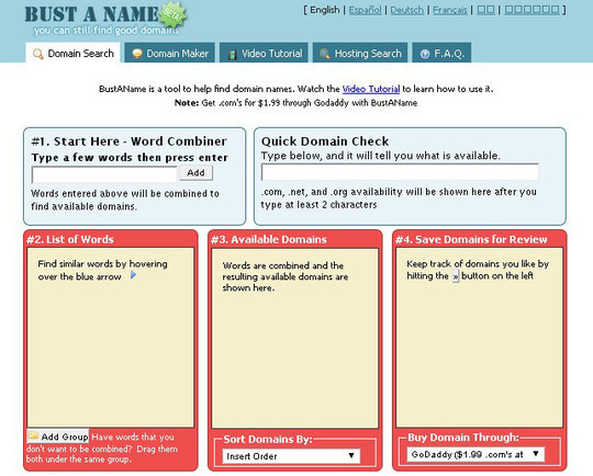 15 Tools For Selecting An Ideal Domain Name 3