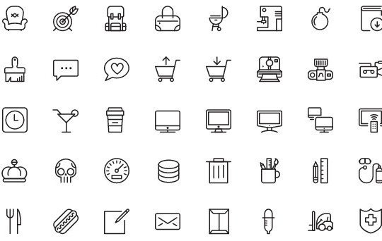 Collection Of Free High-Quality Line Icon Sets 16 Collection Of Free High-Quality Line Icon Sets 16