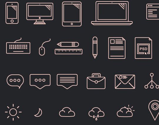 Collection Of Free High-Quality Line Icon Sets 18 Collection Of Free High-Quality Line Icon Sets 18