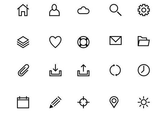 Collection Of Free High-Quality Line Icon Sets 19 Collection Of Free High-Quality Line Icon Sets 19
