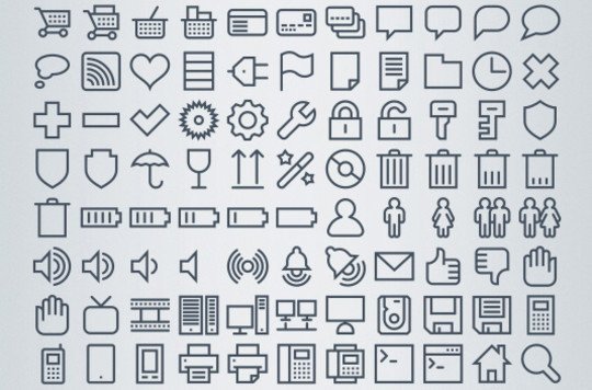 Collection Of Free High-Quality Line Icon Sets 23 Collection Of Free High-Quality Line Icon Sets 23