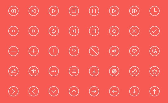 Collection Of Free High-Quality Line Icon Sets 33 Collection Of Free High-Quality Line Icon Sets 33