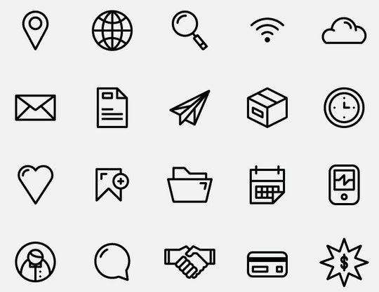 Collection Of Free High-Quality Line Icon Sets 37 Collection Of Free High-Quality Line Icon Sets 37