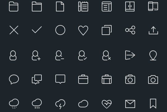 Collection Of Free High-Quality Line Icon Sets 5 Collection Of Free High-Quality Line Icon Sets 5