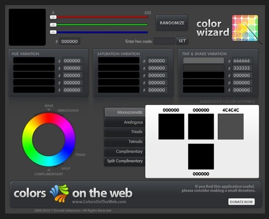 Excellent Collection Of Web Color Picking, Palettes & Scheme Generating Tools For Designers 16