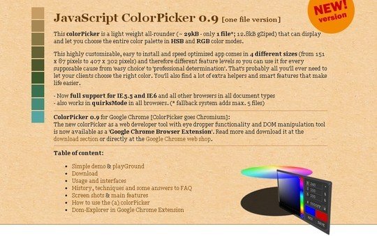 Excellent Collection Of Web Color Picking, Palettes & Scheme Generating