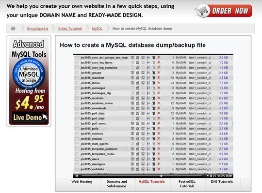 10 Tutorials To Take MySQL Database Backup 2