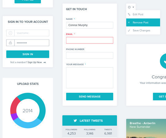 38 Free Web, Mobile UI Kits And Wireframe Templates 2