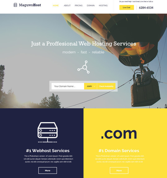 40 High Quality Yet Free Website Templates PSDs