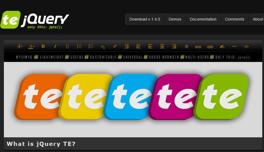 9 Free Javascript/jQuery WYSIWYG HTML Editors