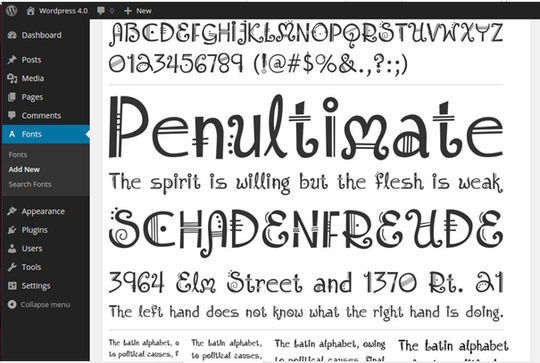 7 Plugins To Integrate Google Web Fonts In WordPress