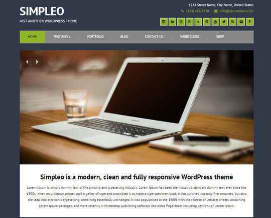 12 Free Small Business Themes For Wordpress 49