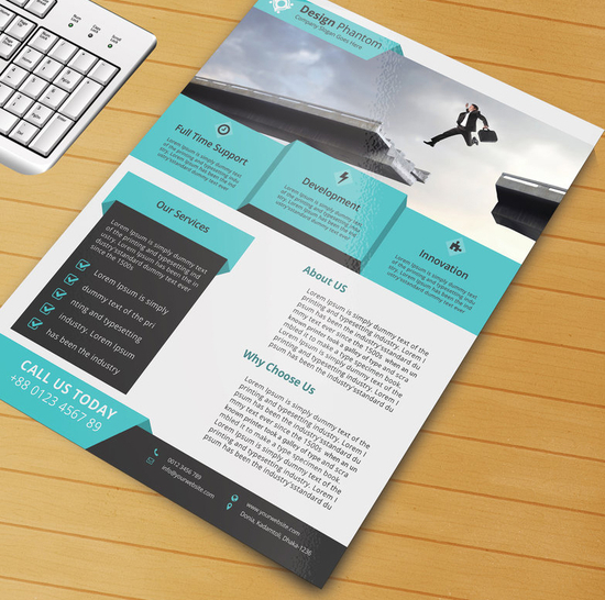 10 Professional Free Corporate Flyer Templates 7