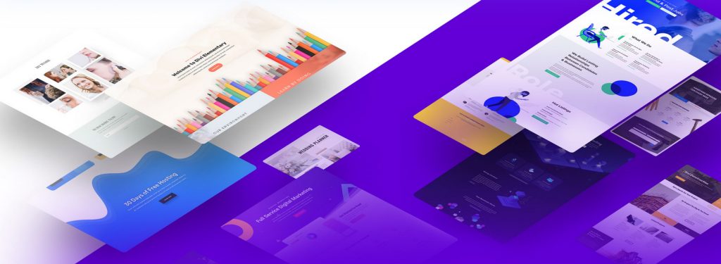 divi free wordpress theme layout packs