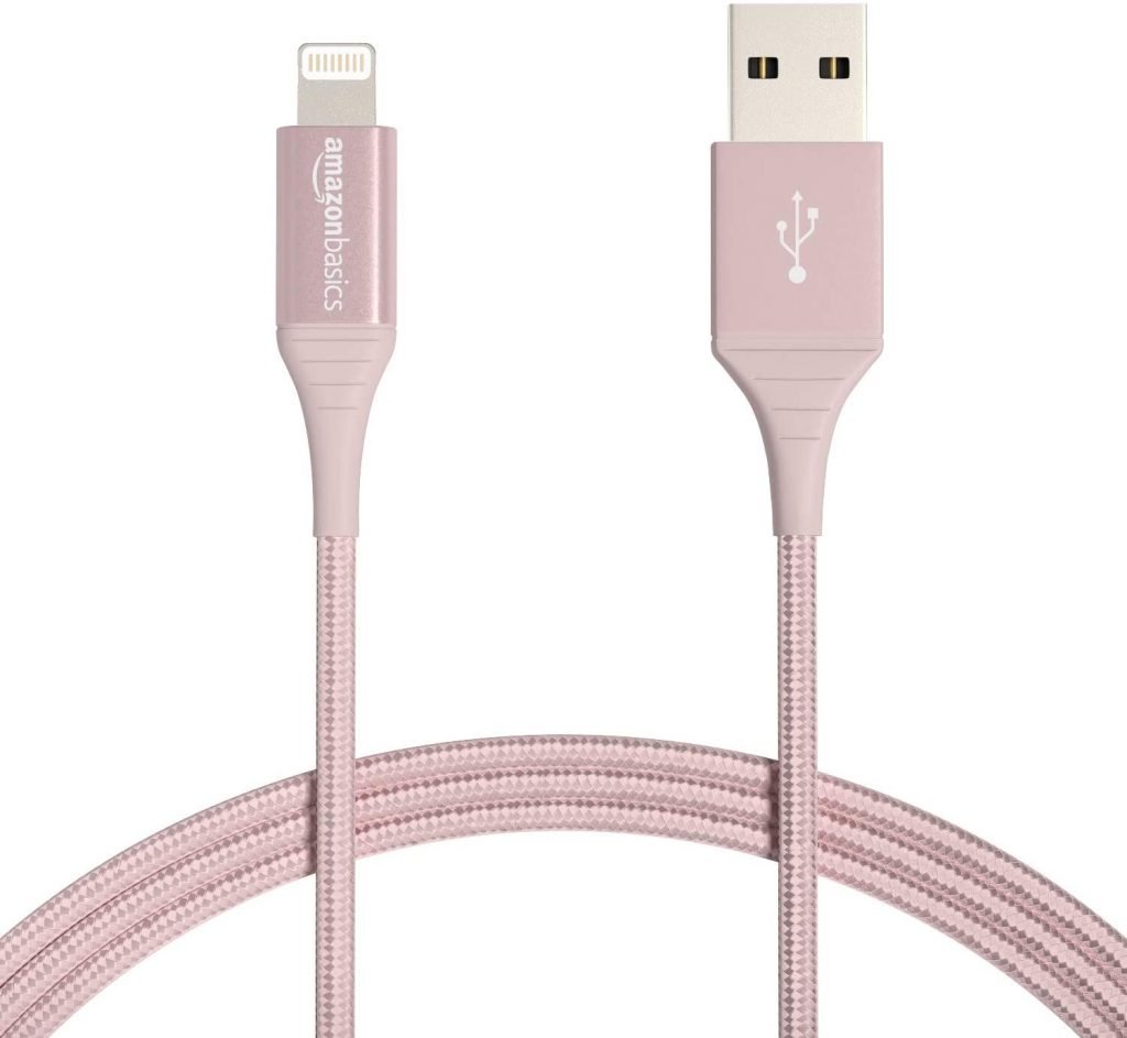 Nylon USB-A to Lightning Cable Cord for iPhone 16 Nylon USB-A to Lightning Cable Cord for iPhone