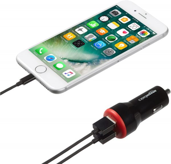 Dual-Port USB Car Charger Adapter