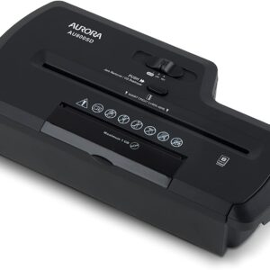 Aurora AU800SD Strip Cut Paper Shredder CD/Card Shredder
