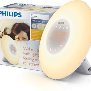 Philips Wake-Up Light Therapy Alarm Clock with Sunrise Simulation