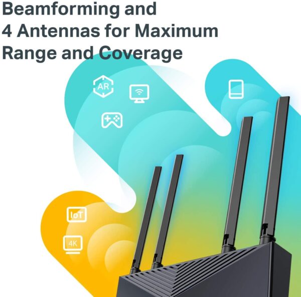 TP-Link Wifi 6 Smart WiFi Router Archer AX104 Gigabit LAN Ports 5