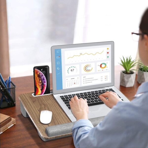 HUANUO Multifunctional Lap Desk for Laptop or Writing - Image 2