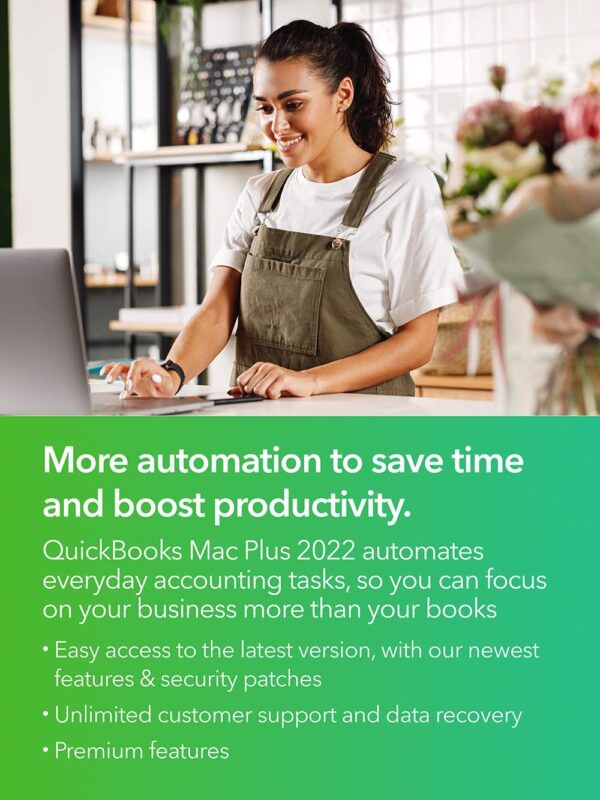 QuickBooks Desktop Mac Plus 2022 Accounting Software for Small Business - Image 2