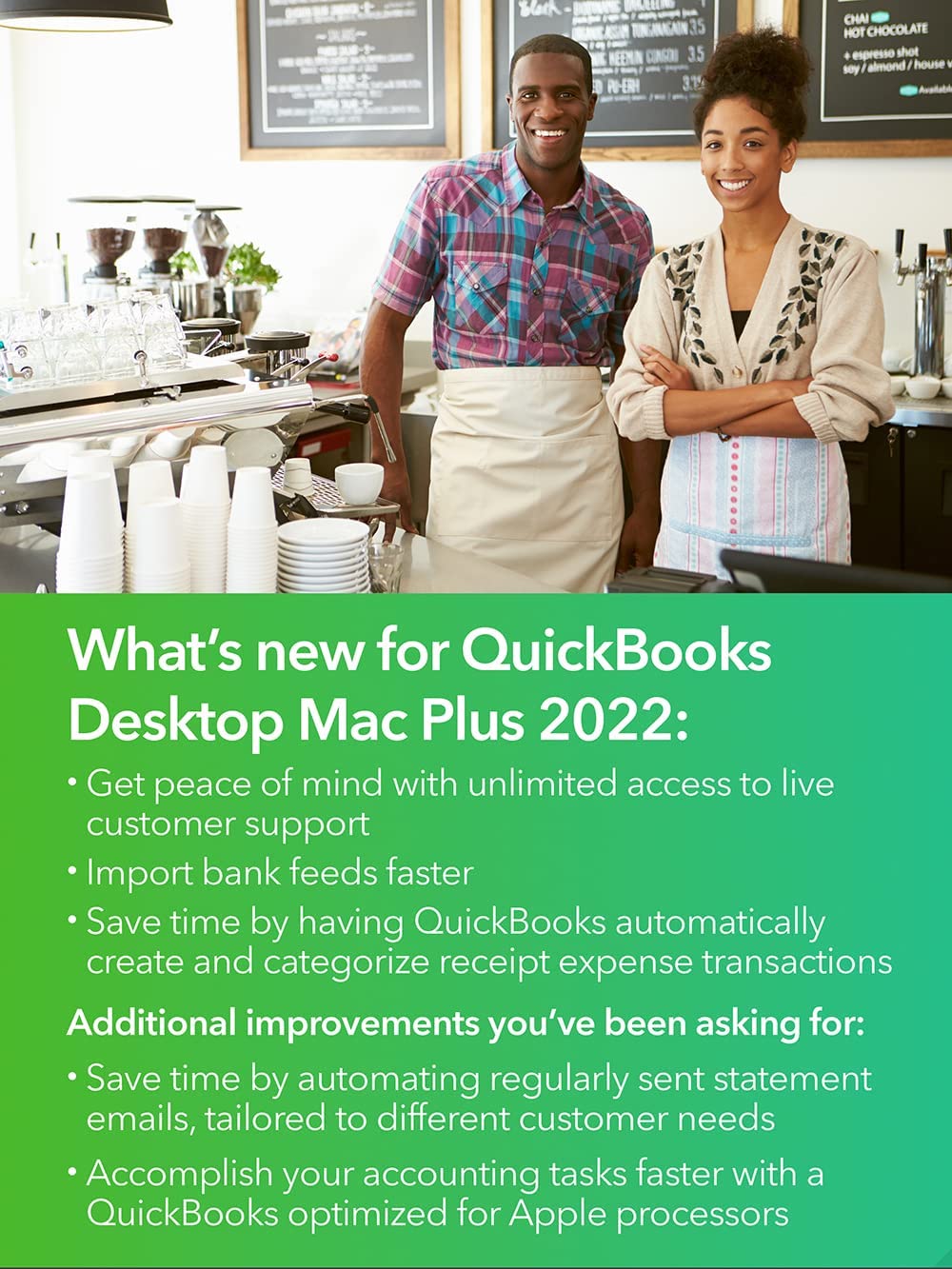QuickBooks Desktop Mac Plus 2022 Accounting Software for Small Business
