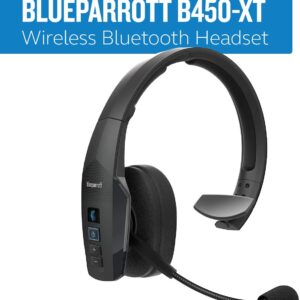 BlueParrott B450-XT Wireless Headset, Noise Cancelling, Up to 24 Hours of Talk Time